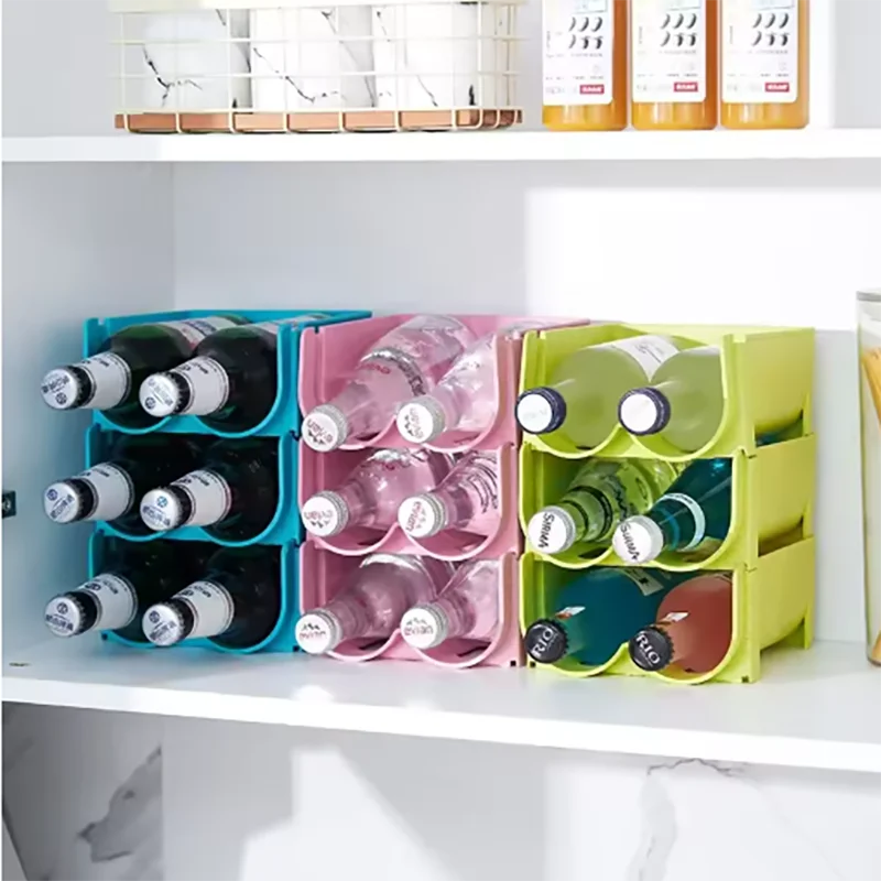 1/3PCS-Kitchen Organizer Refrigerator Rack Shelf
