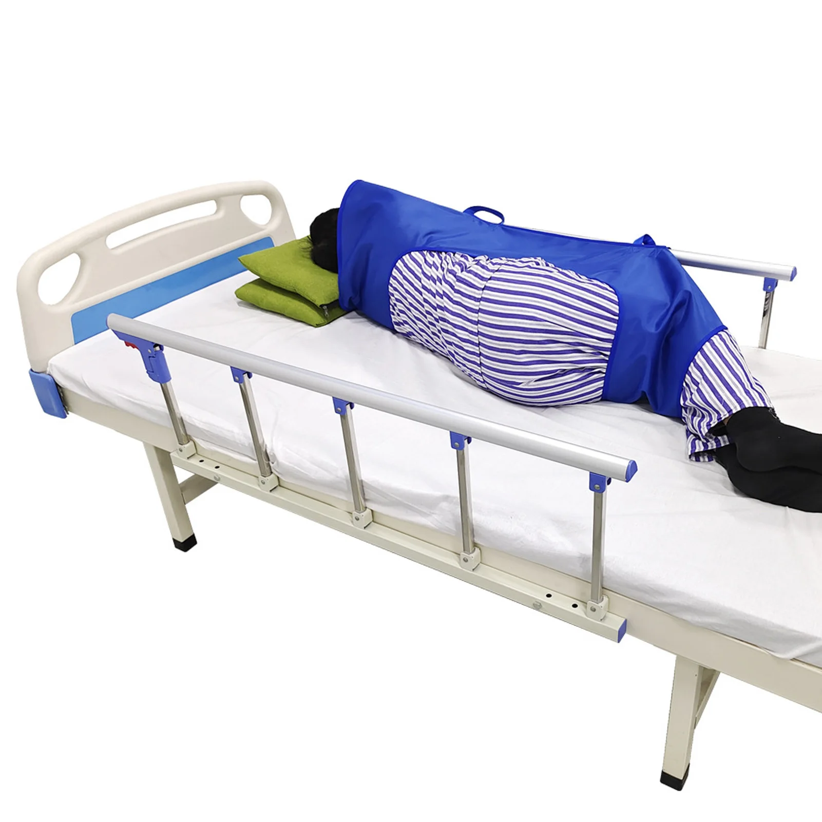 

Patient Turning Bed Pad Device Prevent Bed Sore Hollow Out Post Corrector Help Turn Over Pad with Handle for Paralysis Elderly