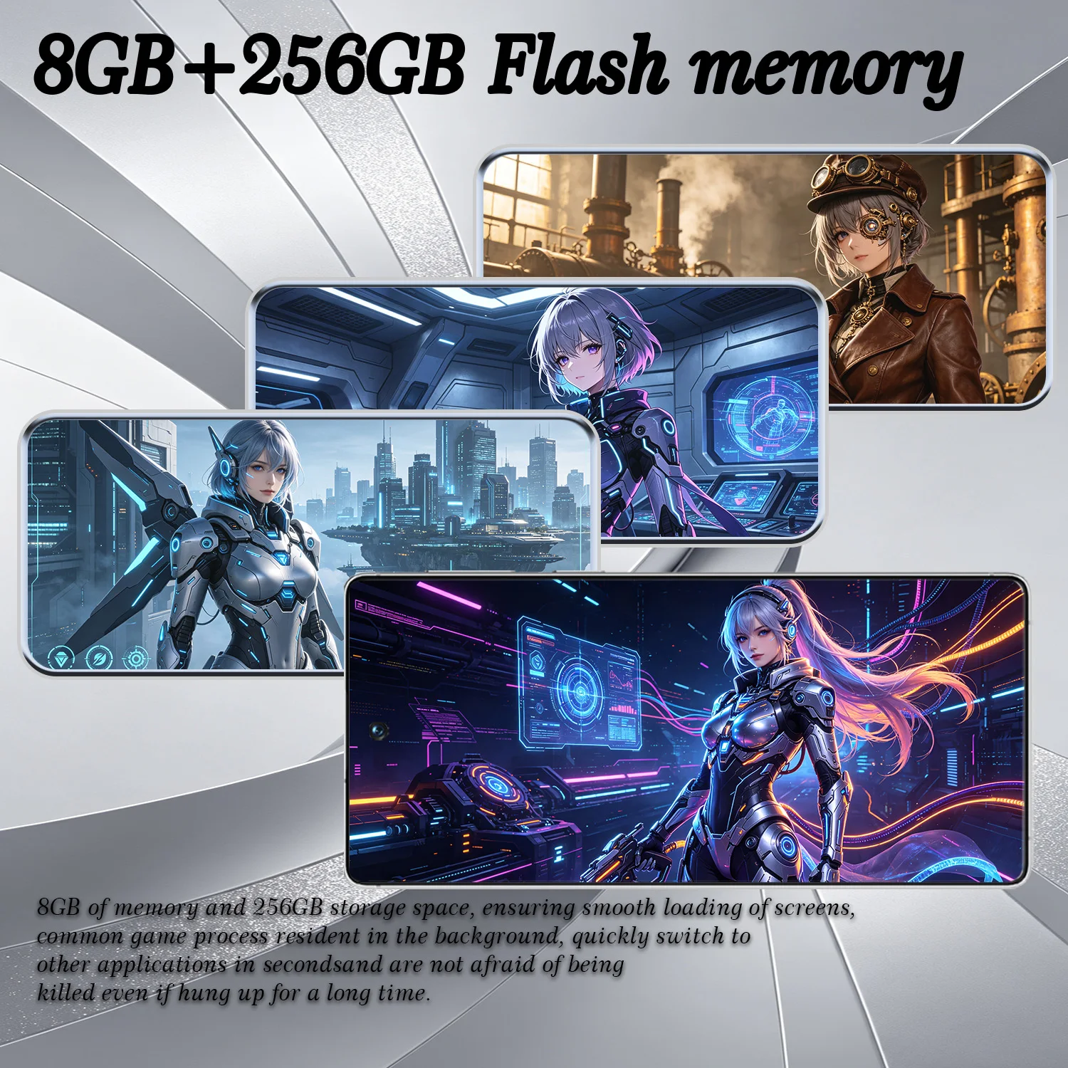 SURGAZE Global Version S26 Ultra Smartphone 5G Android 4800mAh 12GB RAM 512GB ROM 6.6Inch 24+48MP Dual SIM Network Mobile Phone