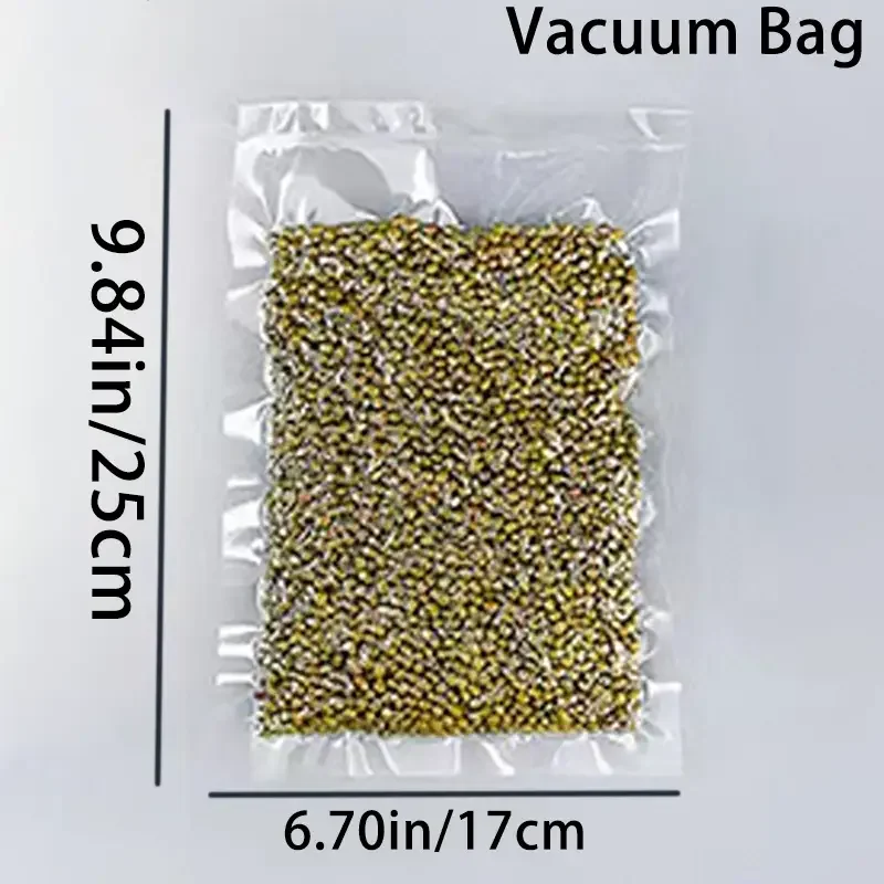 Food Vacuum Sealer 220V Automatic Packaging Machine 10pcs Free Bags Household Food Sealing