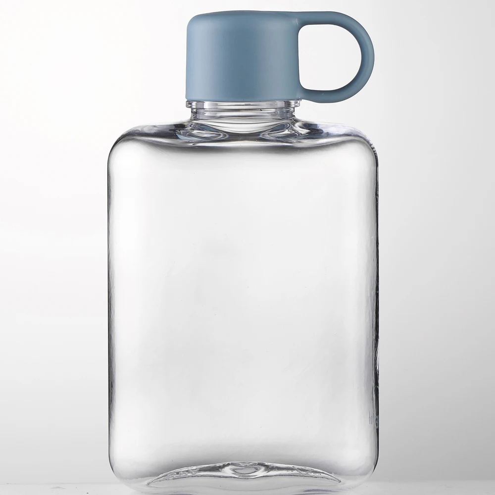 Creative Flat Water Bottle - 360ml Reusable BPA-Free Portable Sports Drink Bottle