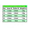 2M Fishing Night Luminous Tube Green Soft Silicone Fishing Sleeves Fishing Rig Hook Line Glow Pipe Light fishing Tackle Tool 5
