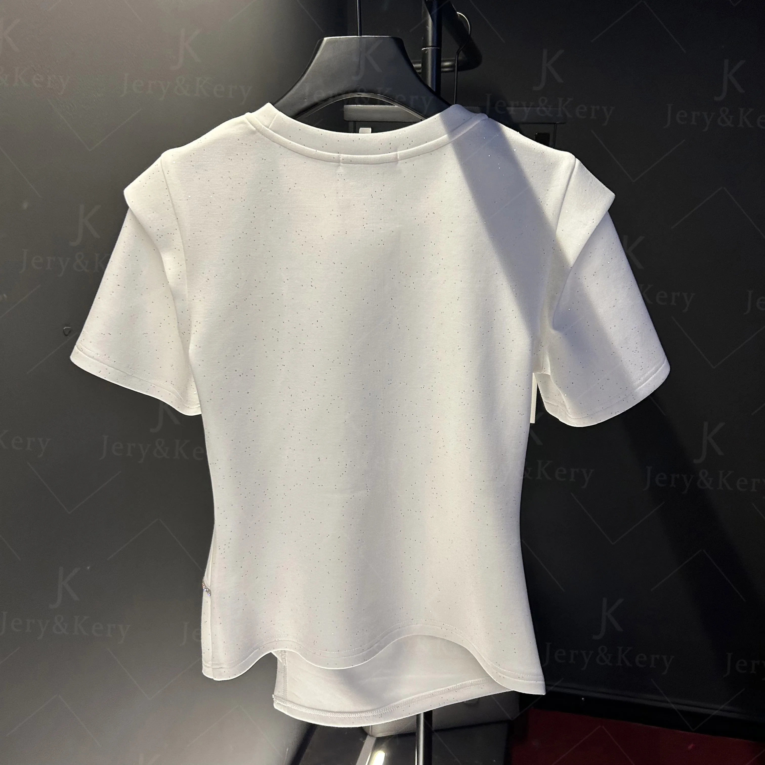 Pink Star Dimond|pink Star Diamond Embroidered T-shirt