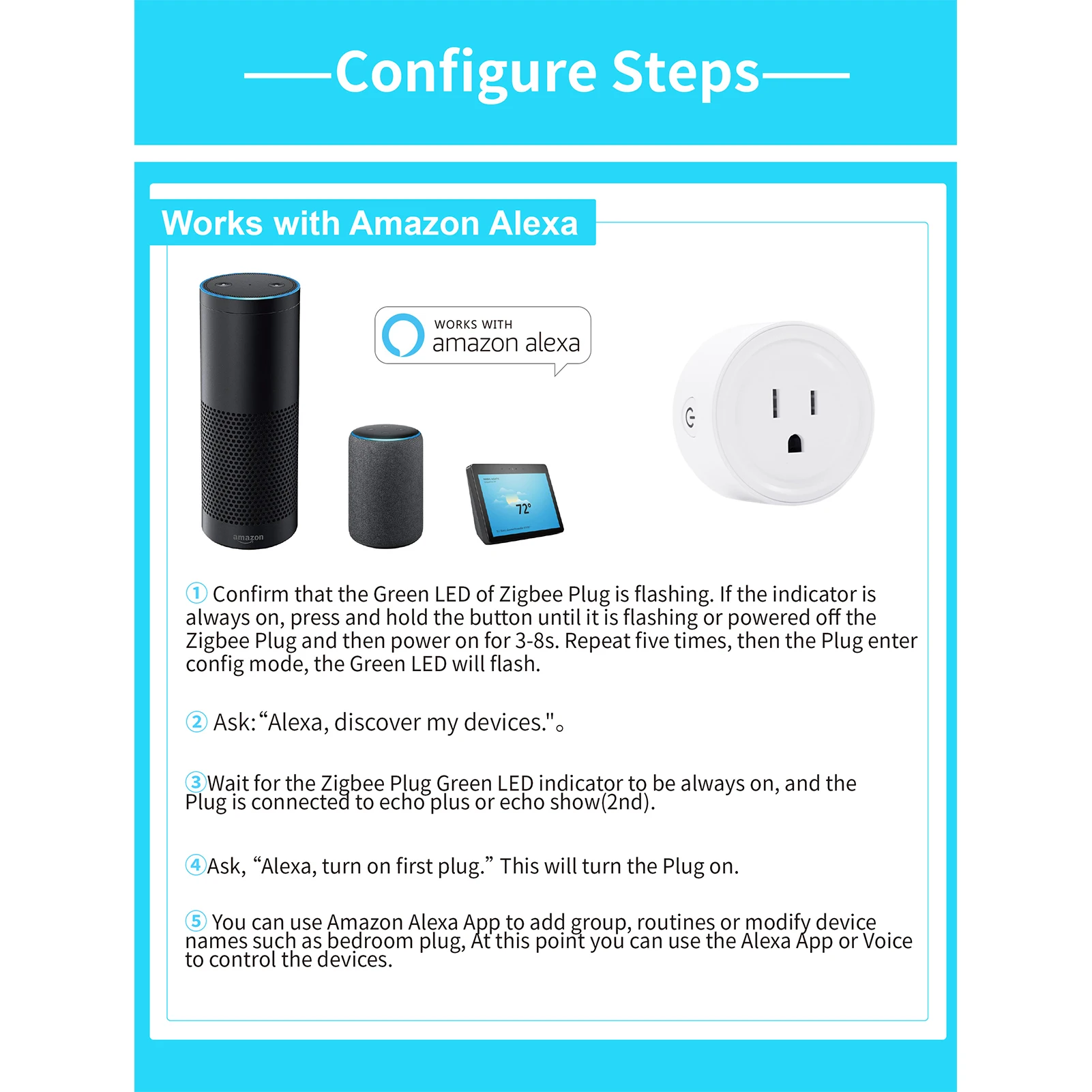 Smart Plug Mini Heavy Duty Smart Plug WiFi Socket Works With Google Home Smart Home Wi-Fi Outlet Voice And Remote Co