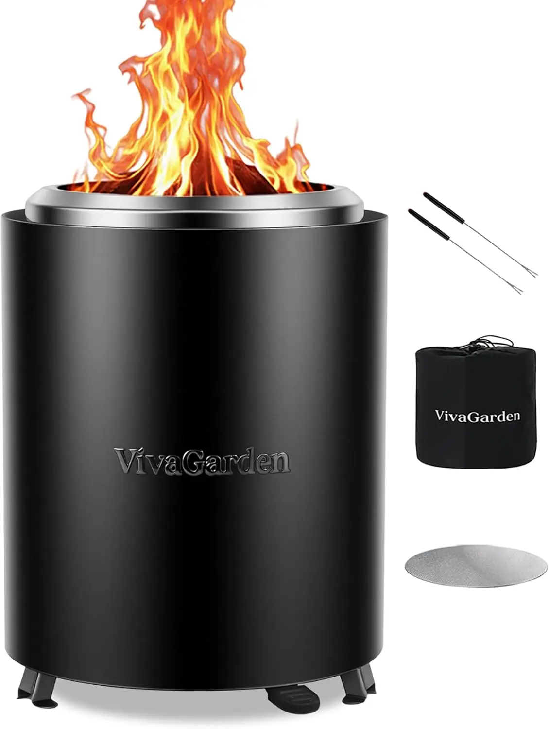 Portable Smokeless Tabletop Fire Pit 1