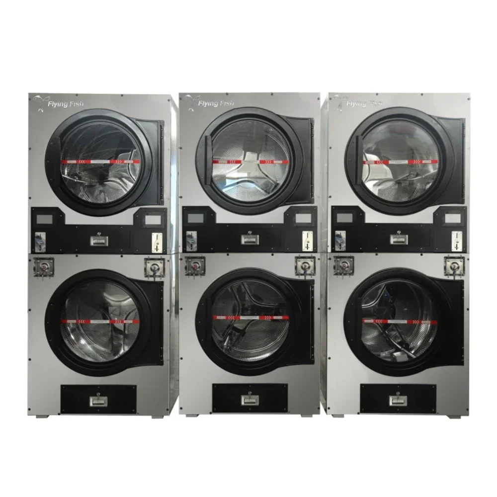 Washing Machine, Washer Dryer, Commercial, 10KG, 12KG, 15KG, 20KG, Fully Automatic, Self Service, Stacker, School, Hotel 4