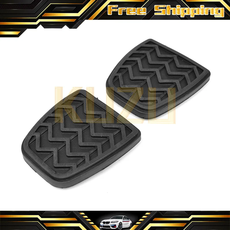 2PC Clutch Brake Pedal Pad Rubber For Toyota Camry Hilux Vigo car pedals,pedal cover