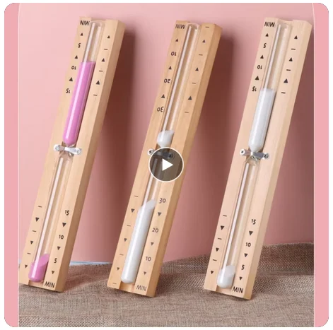 Clessidra Legno 15 Minuti Per Sauna - Orologia A Sabbia Rotante Da Parete, Resistente Al Calore, Facile Da Installare (Bianco) - 4
