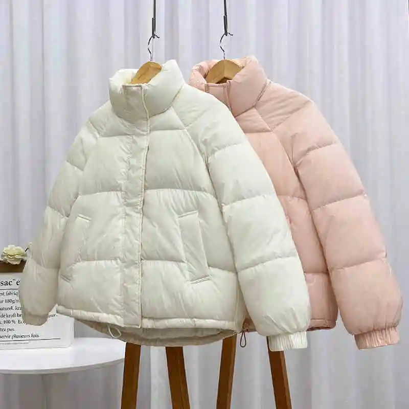 

Casual Short Down Jackets Women's Clothing 2022 New Winter Coats Korean White Duck Down Student Jackets Short outerwear fp262