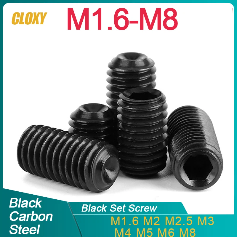 20/ 10/ 5/ 2Pcs M1.6 M2 M2.5 M3 M4 M5 M6 M8 Grade 12.9 Carbon Staal ...