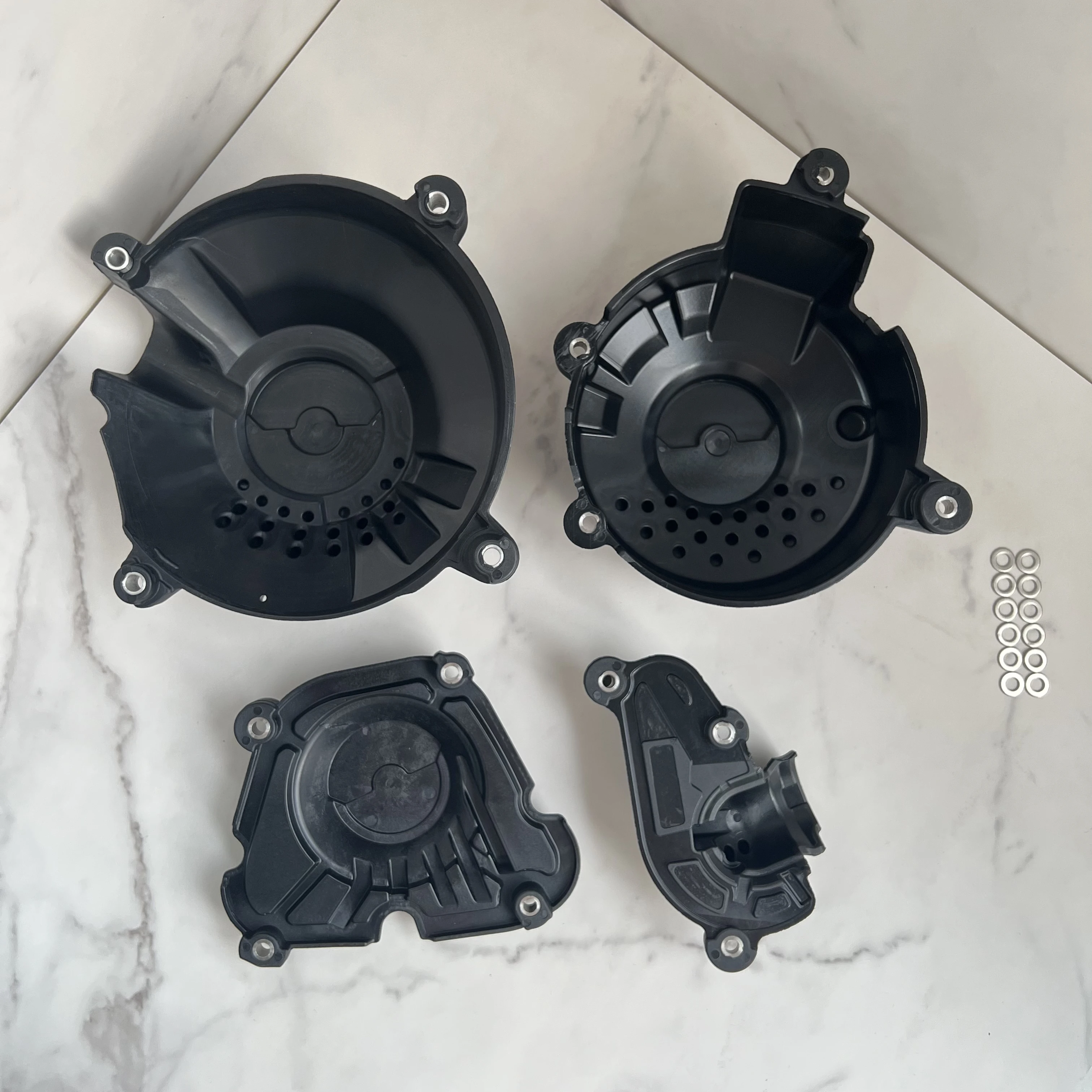 Engine Cover Protector Case carbon-look For Yamaha MT-09 FZ-09 TRACER SCRAMBLER XSR900 Motorcycles