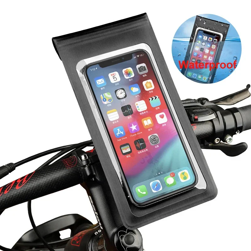 Waterproof TPU Touch Screen Smartphone Bike Mount