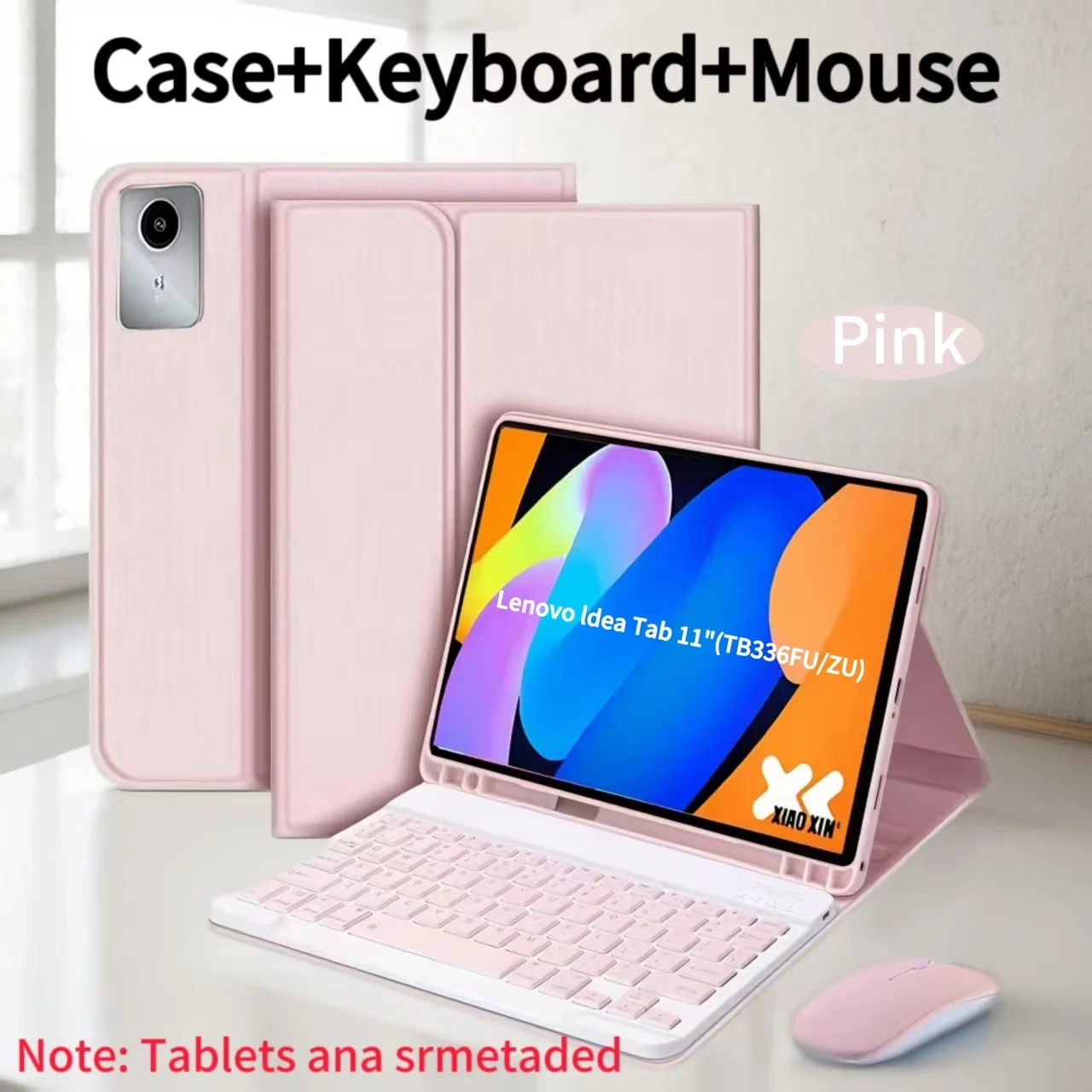 11-Inch Tablet Case with Removable Wireless Bluetooth Keyboard