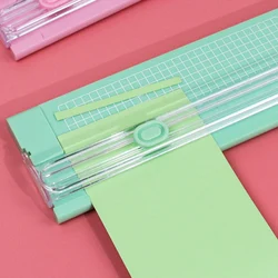 Compact Precision Paper Trimmer for Crafting and Scrapbooking (Green)