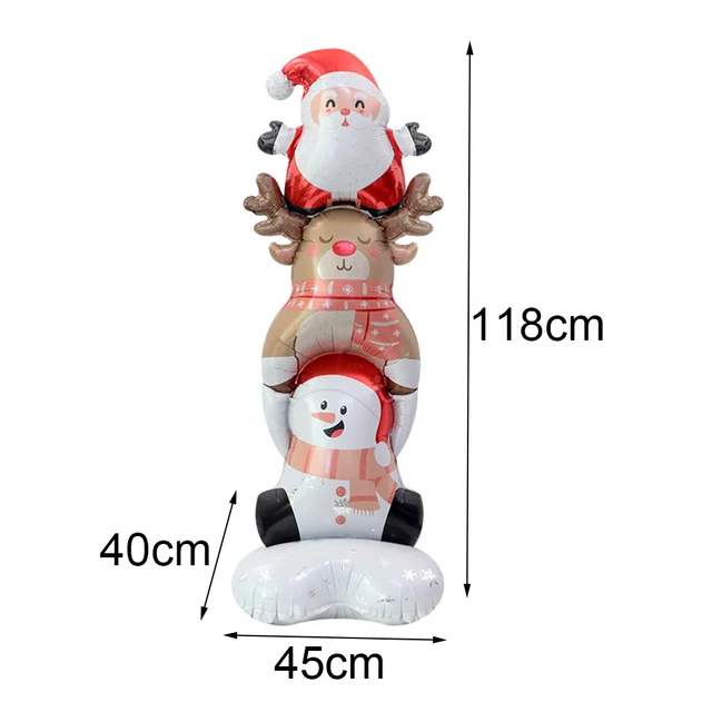 Christmas Inflatable Puppy & Snowman 5