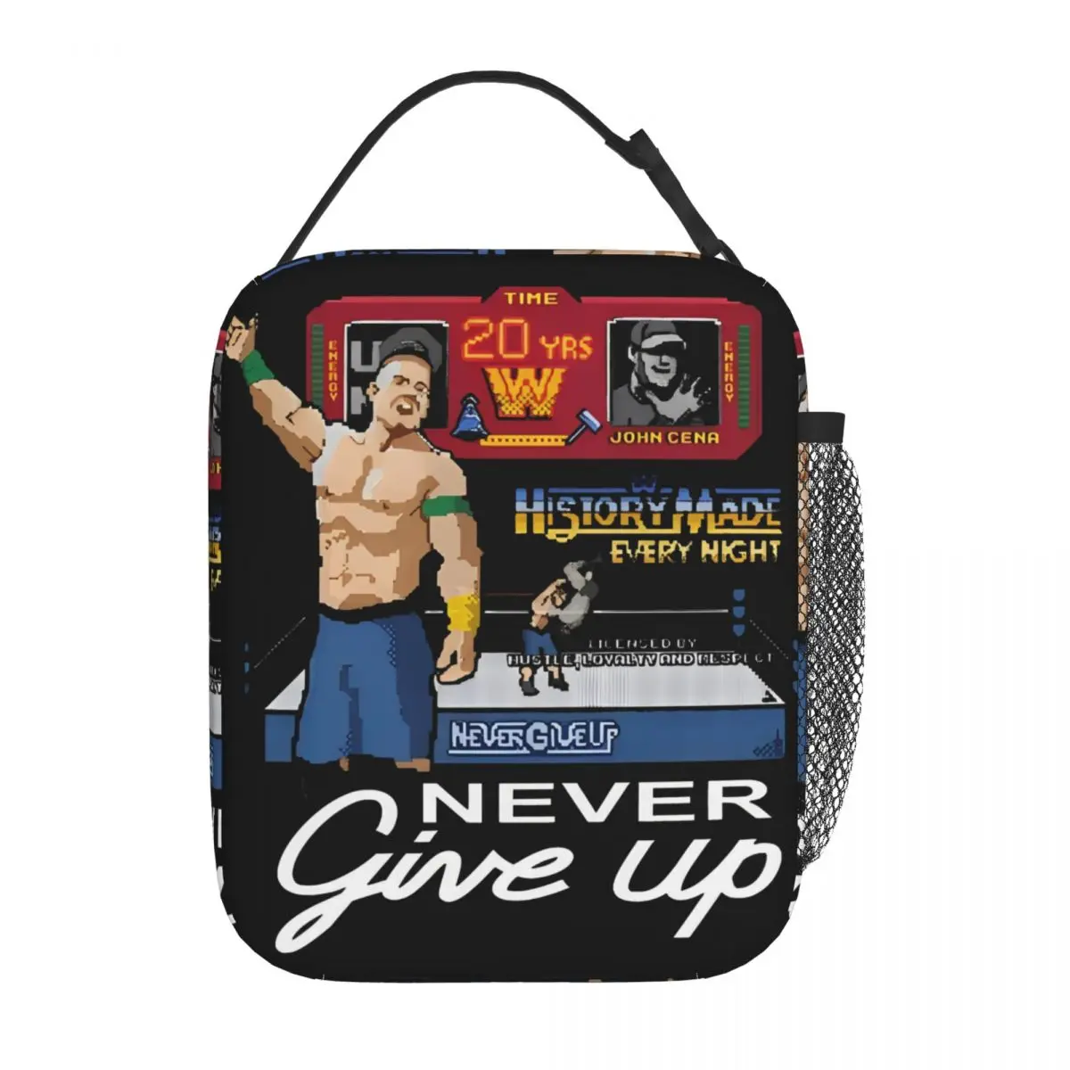 John Cena Lunchbox Isoliert - Wrestling Lunchtasche 20x25cm Verstellbar