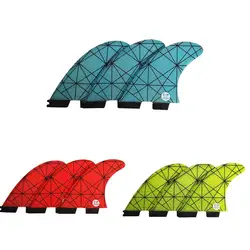 FCSII G5 G7 Tri Fin Set Surfboard Honeycomb Fins FCS 2 Fin FCS II Fin Quilhas surfboard stern/fin
