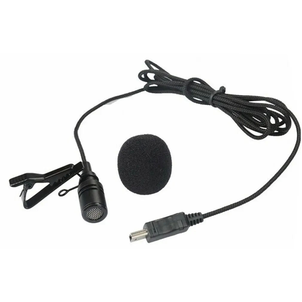 Digital Camera Mini USB External Microphone Mic With Clip Cable for GoPro Hero 3 3+ 4 Omni-directional Adapter |