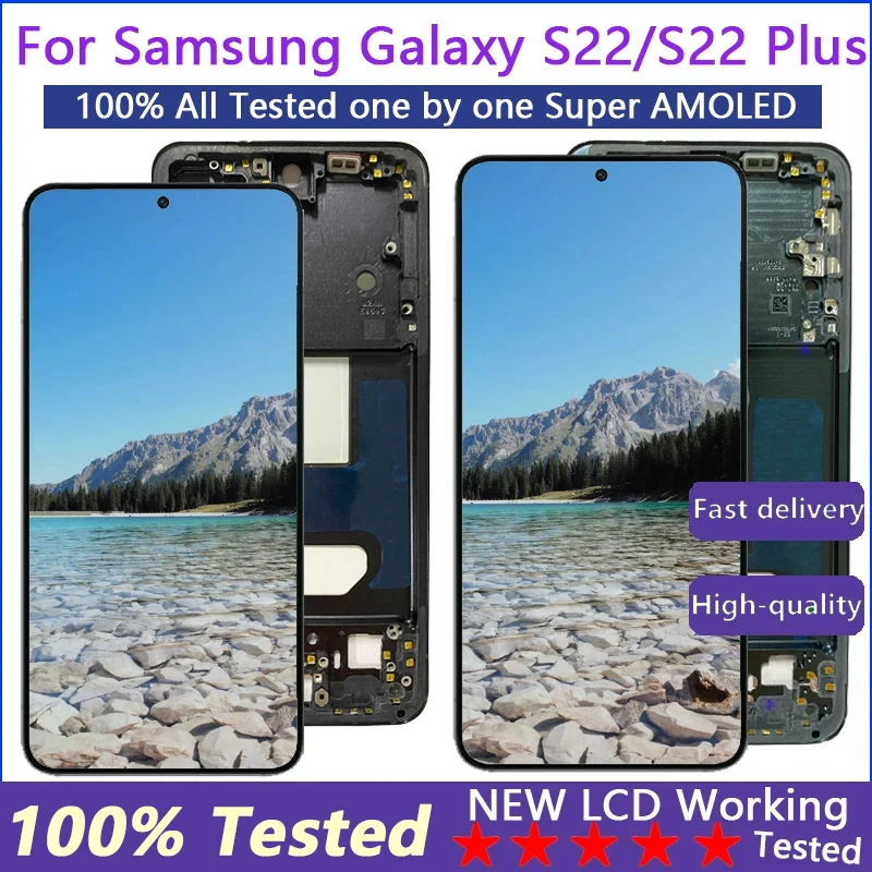 AMOLED-Display-S22-For-Samsung-Galaxy-S22-S901B-S901U-Touch-Screen ...