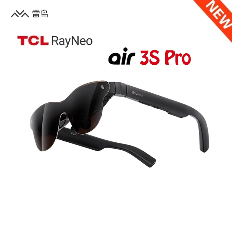 【完品】RayNeo Air 3S Pro + Google Pocket TV RayNeo Air 3s Smart AR/XR Glasses: A 201-inch Cinema in Your