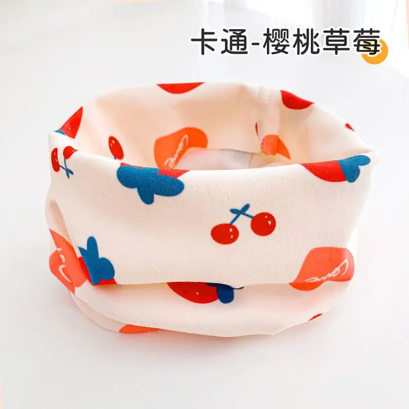Winter Children Warmer Neck Scarf For Kids Boys Girls Neckerchief Cute Baby Cartoon Scarf Soft Neck Collar Children&acute;s Scarves
