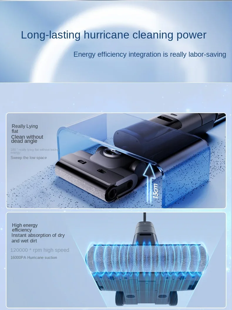 Shun Zao M20 floor washing machine suction tow machine Household appliances cleaning cleaning bacteria and mites vacuum cleaner 6