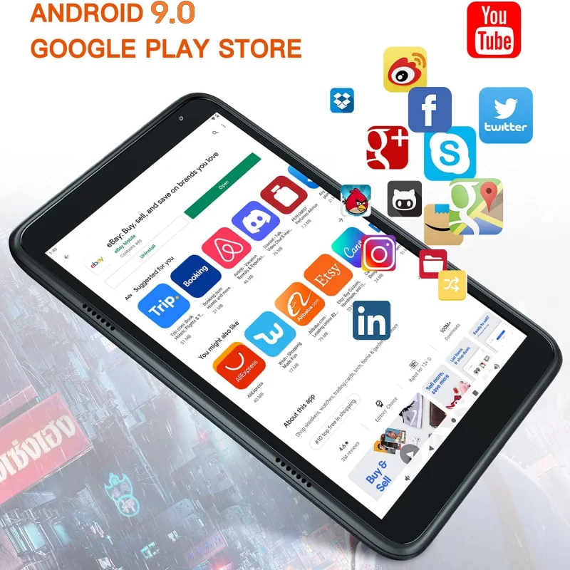 Flash Sales 7 INCH 2GB RAM 16GB ROM Android 9.0 Tablet PC 1024 x 600 Pixels RK3326  Quad-Core WIFI Dual Camera 3