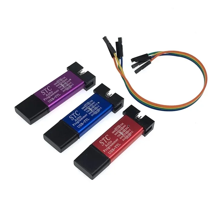 

NEW MCU STC 51 Microcontroller Downloader Auto Programmer / 3.3V 5V Universal / Dual Voltage USB to TTL DownLoad Cable