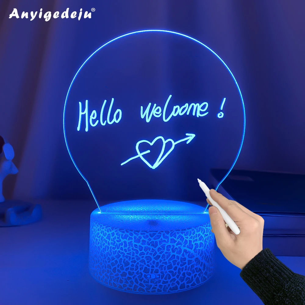 Note Board Creative Led Night Light USB Message Board Holiday Lights