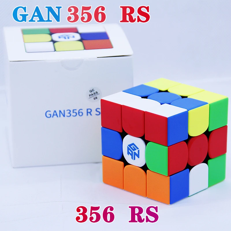 

GAN356 RS 3x3x3 Magic Cube GAN356 R S 3x3 Magico Cube Educational Toys GAN 356 RS Speed Puzzle Game Cube For Adults Kids Toys