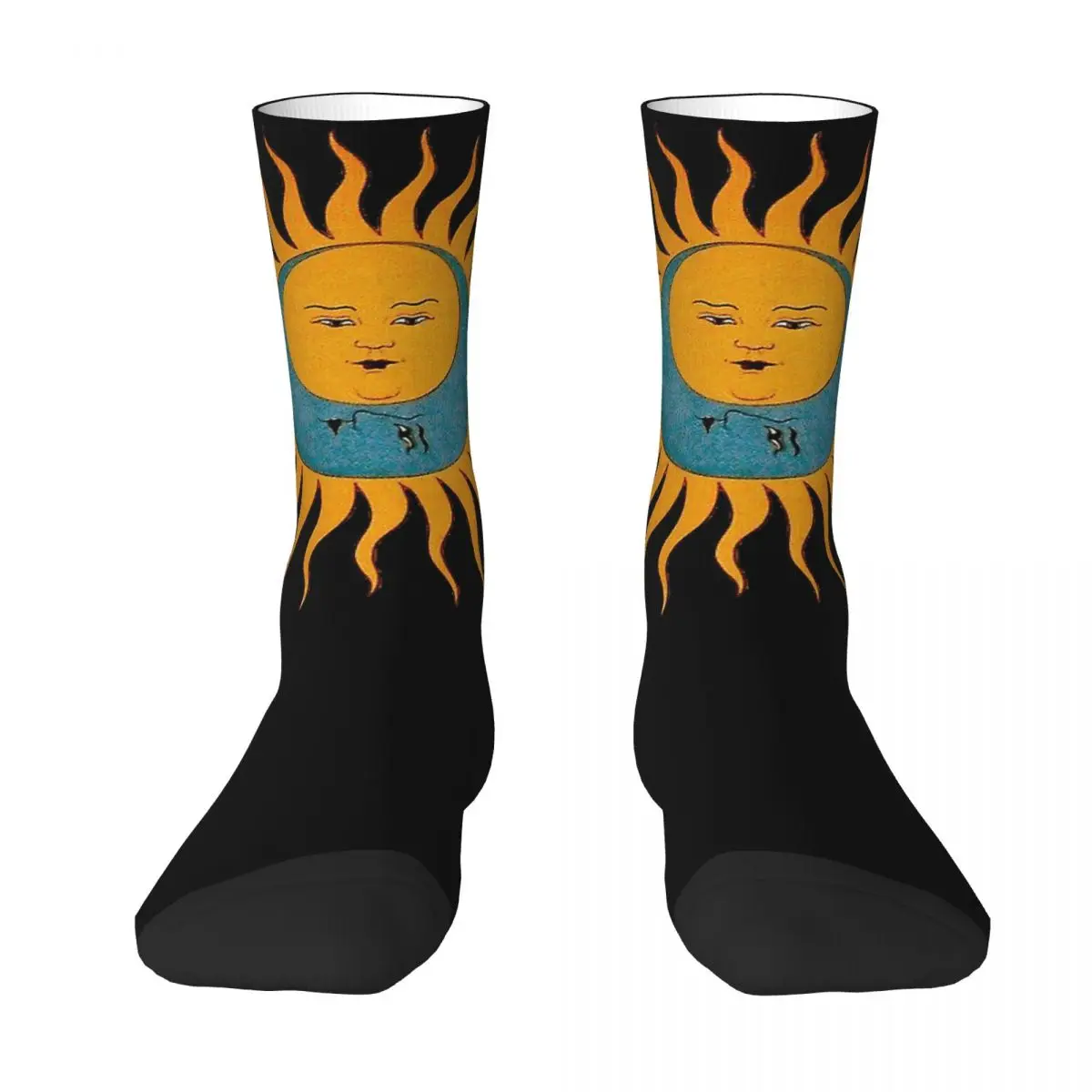 Sun And Moon Adult Socks Unisex socks,men Socks women Socks leosoxs recommended pairs of socks six uncle orange khaki men and women alike thick popular logo socks autumn winter pile socks