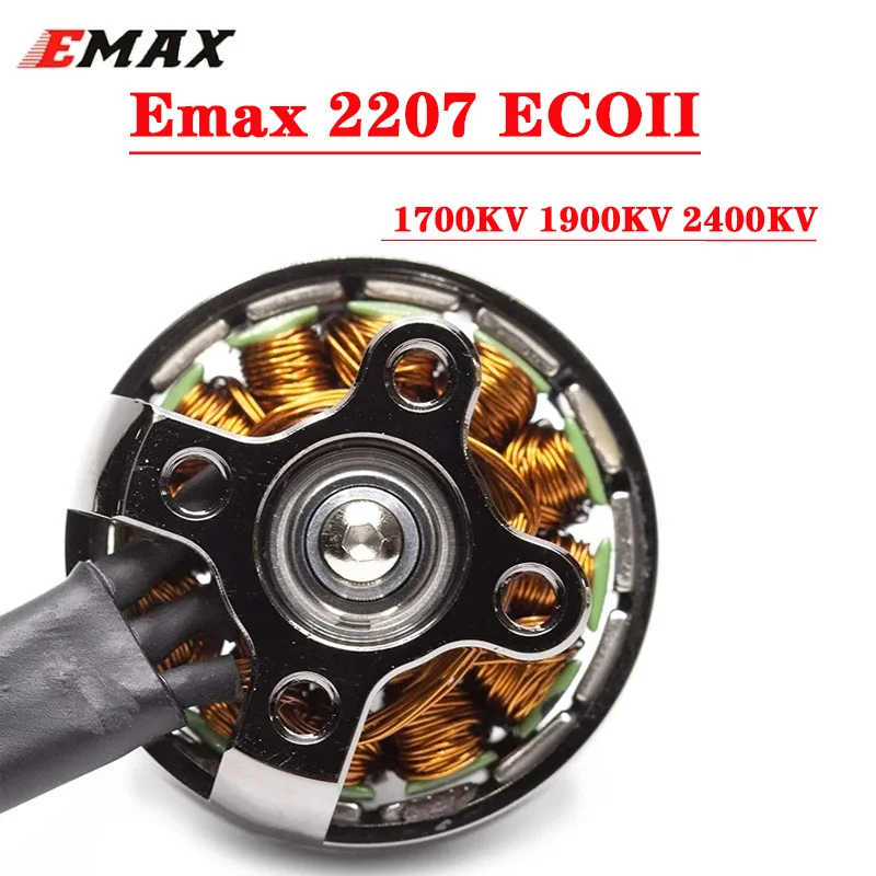 EMAX ECO II 2207 1700KV 1900KV Moteur Sans Balais 6S pour Drone RC FPV