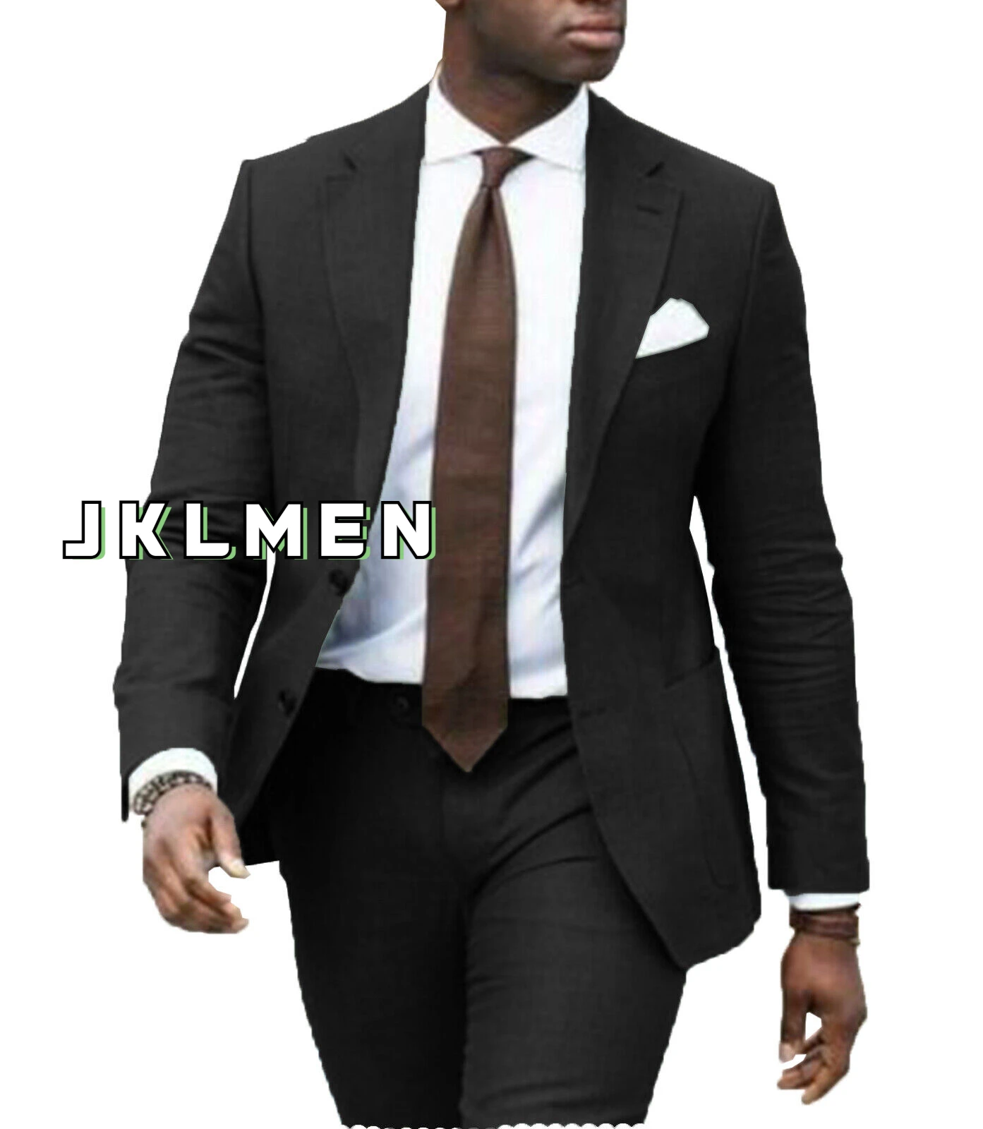 2023  Linen Suit Mens Suits  Traje Caballero Hombre Vestir  Мускульный Костюм  Traje Americana Hombre  2PCS