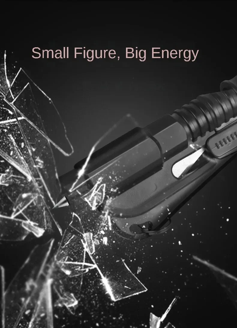 Safety Hammer with Rescue Whistle, Car Escape Tool