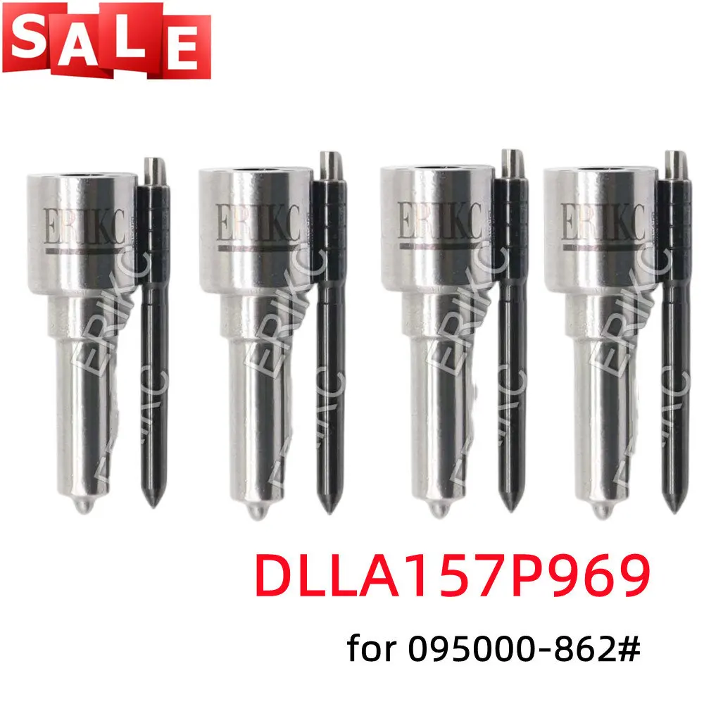 

4 шт., дизельные топливные сопла DLLA157P969 093400-9690 для mitsubhi 6M60T 095000-862 #095000-8620