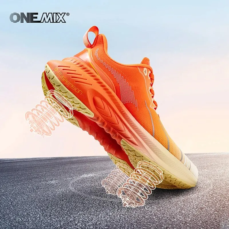ONEMIX-Zapatillas deportivas con cordones para hombre y mujer, calzado deportivo con amortiguación, antideslizante, para exteriores - Image 2