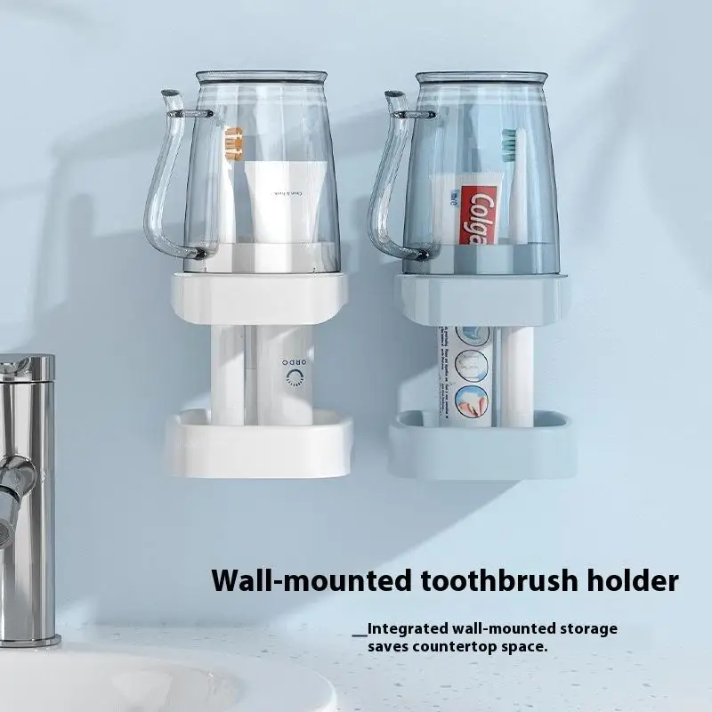 Set accessori bagno con bicchiere portaspazzolini e risciacquo_voghion.com