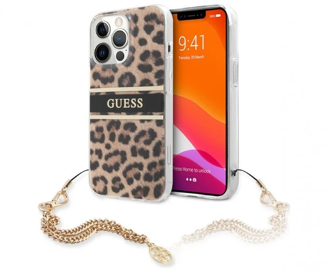 CG MOBILE Guess - Funda rígida para iPhone 11 Pro Max con purpurina dorada,  antiarañazos, cómoda y duradera con puertos accesibles, absorción de