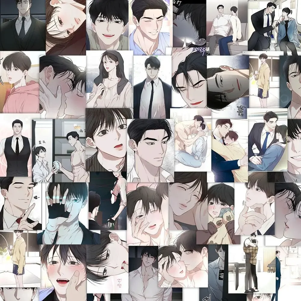 Comic Male Male Love Stickers Cute Boys Scrapbooking Laptop Mobile Suitcase Decorative Sticker for Fans Collection Gift