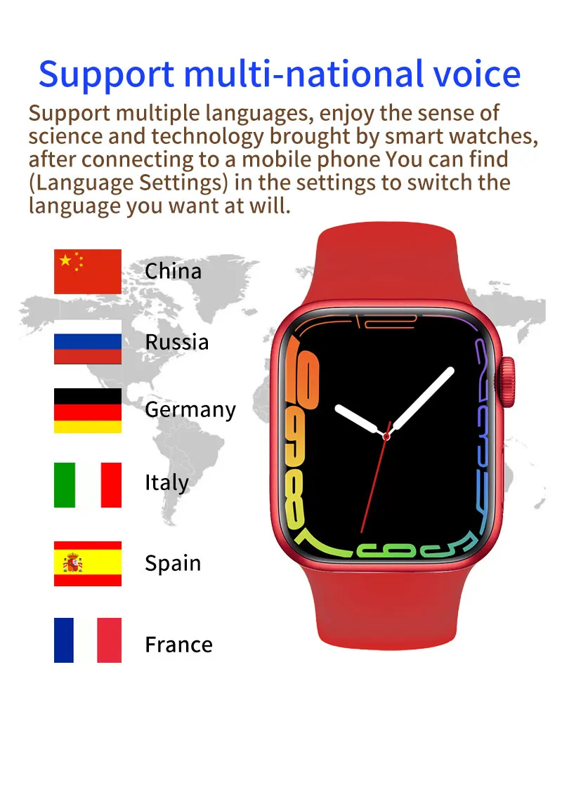 IWO 15 Series 8 Ʈ ġ Men Women Custom Watch face   Heart Rate  charge Smartwatch   Apple ȵ̵