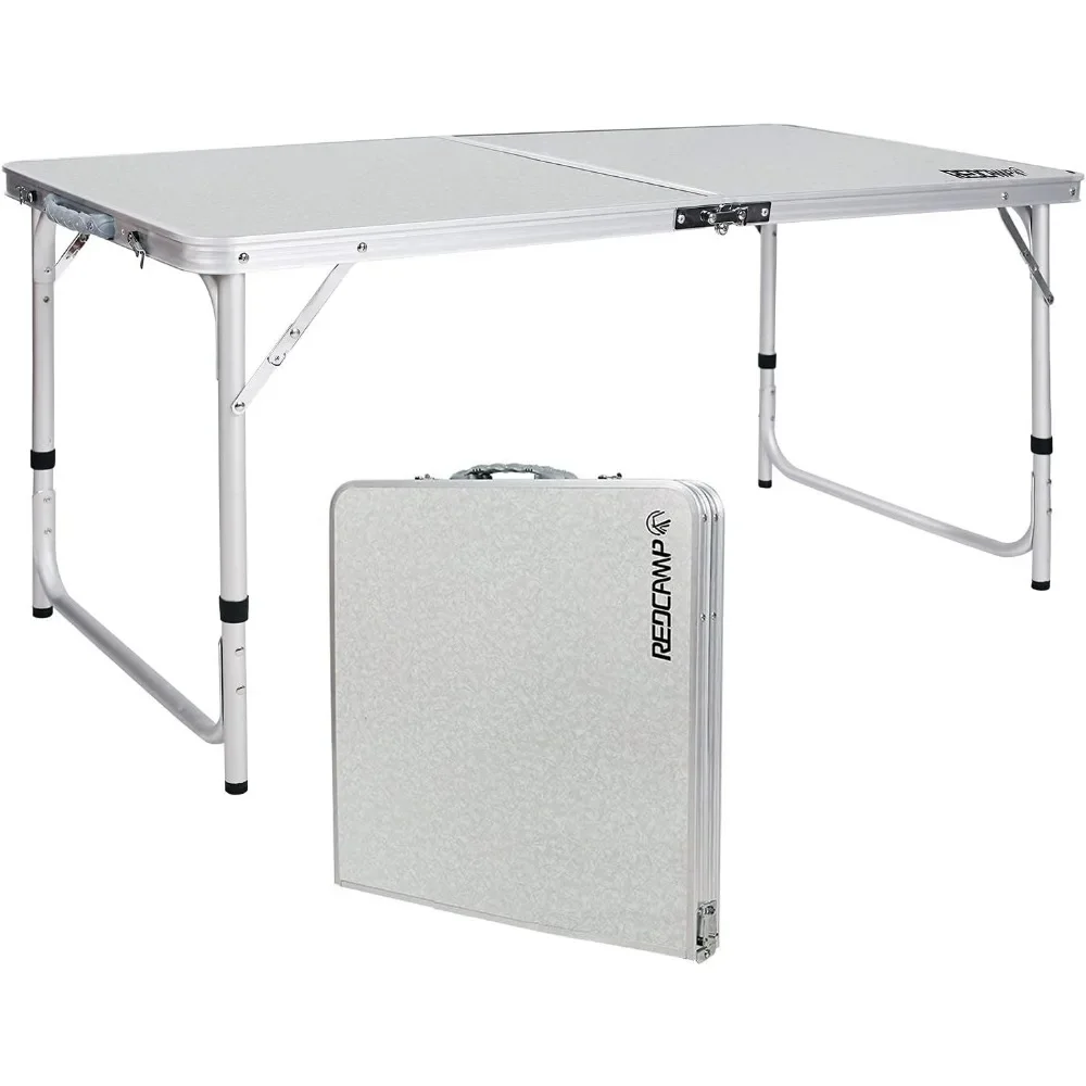 Алюминиевый-походный-столик-4-фута-портативный-складной-стол-с-регулируемой-высотой-легкий-для-пикника-пляжа-улицы-в-помещении