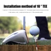 Portable Golf Plastic Tees 10° Diagonal Speed Golf Tee Stand Durable Golf Ball Tee Holder Golf Supplies Sport Golf Accessories 2