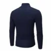 New High Quality Men'S Sweater Cotton Sweater Men'S Pullover Half High Collar Soft And Warm Knitted Men'S Slim Fit Knitwear 5