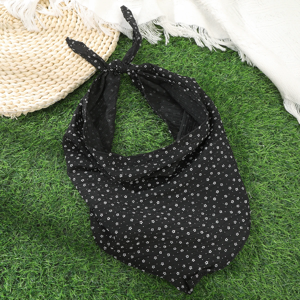 Women Bohemia Hair Scarf Styling Retro Headbands Ladies Simple Photo Headwear Hair Accessories Girls Elegant Turban Bandana Gift