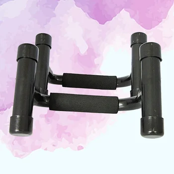 1 Pair Pushup Bars Stands Handles Exercise and Fitness Skid-Resistant Equipment for Men and Women Workout (Black) 3