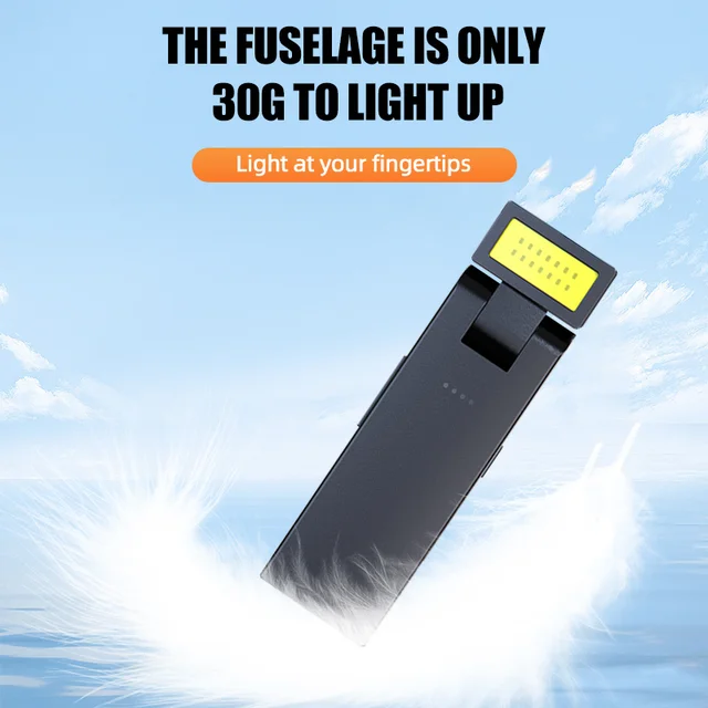 Magnetic Work Light Rechargeable COB Flashlight Suitable for Night Work Emergency Lamp Night Light Small Car Lamp - Image 2