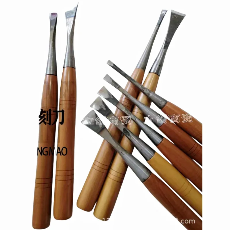 

9pcs Luthier Graver,Cello Violin Neck Carving knife,Wood Chisel Tools Kit Cutter