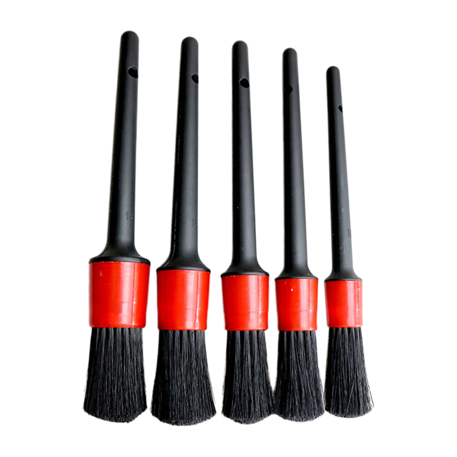 5pcs Car Brushes Car Detailing Brush Set Long Soft Bristle For Car