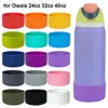 1Pcs Soft New Anti-Slip Silicone Boot Colorful Protective Bottle Bottom Base Soft Cup Sleeve for Owala 24oz 32oz 40oz 2