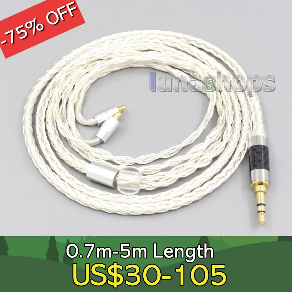 

16 Core OCC Silver Plated Headphone Earphone Cable For Acoustune HS 1695Ti 1655CU 1695Ti 1670SS LN007242